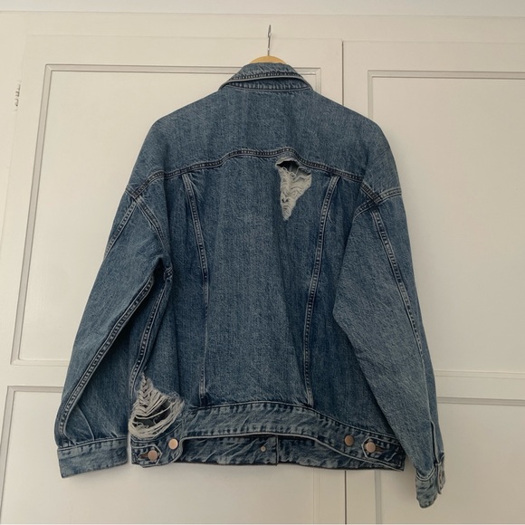 J Brand Drew Oversized Denim Jacket - Picture 2 of 5